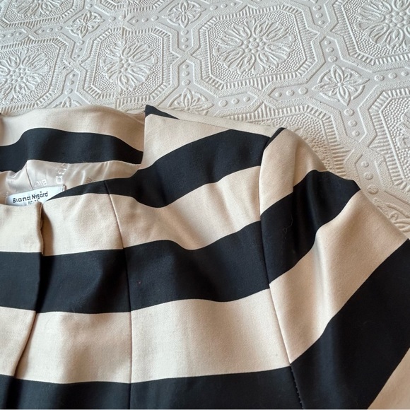 Bianca Nygard Striped Longline Blazer Sz 8P EUC - Picture 9 of 12